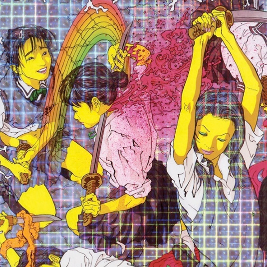 Laurel Halo, Quarantine. Ilustración del artista japonés Makoto Aida