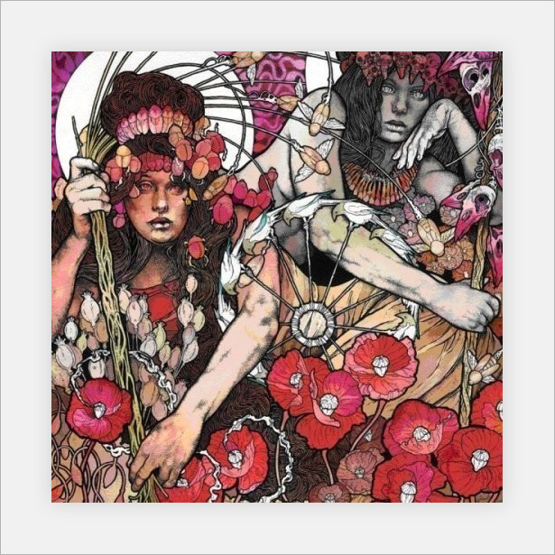 Ilustración de portada realizada por John Baizley para The Red Album, de Baroness