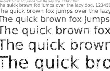 tipografías para imprimir. ecofont