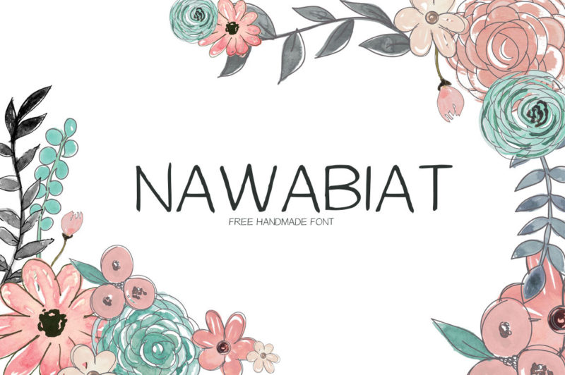 tipografía handwritten gratis nawabia